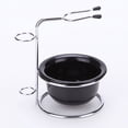 thumbnail image 4 of PVCS Mens Beard Removal Shave Grooming Set Manual Razor Bowl Safety Stand, 4 of 6