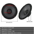thumbnail image 2 of 6.5 Inch Coaxial Car Speaker - 600W Car Subwoofer, 2-Way Speaker System, Perfect Sound Quality for Car Stereo - 1 Pair of Yiye lang Car Speakers, 2 of 6