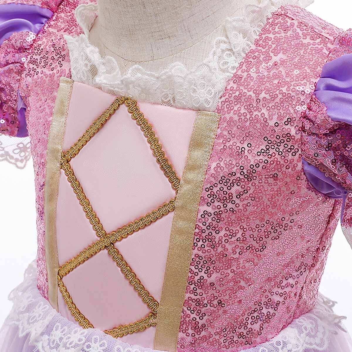 KAWELL Sofia Princess Costume for Girls, Purple, 2-3 Years photo 5