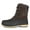 DARK/BROWN/BLACK, variant on NORTIV 8 Men's Insulated Waterproof Work Winter Snow Boots