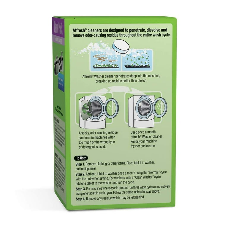 結婚祝い Cleaner, Machine Washing W10549846 Affresh 5 Cleans Tablets: 洗浄・クリーナー剤
