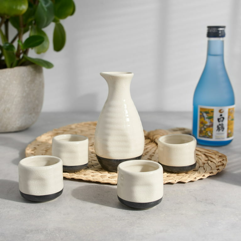 Traditional Sake Set  Traditional Japanese Sake Set, 1 Bottle And