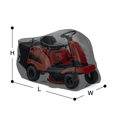 thumbnail image 1 of Cubierta para cortacésped Cubierta para cortacésped 210D Cubierta para tractor de césped de tela impermeable y anti-UV para césped de jardín al aire libre con bolsa de almacenamiento ShuxiuWang 8390605540127, 1 of 1
