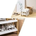 thumbnail image 4 of HOOWIFFY Shoes Storage Rack PP Material Space-saving Homeowners 1Pack 10.24x9.76x5.51in, 4 of 7