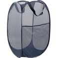 thumbnail image 1 of Pop-Up Laundry Hamper, 1 pcMesh Pop-Up Laundry Hamper, Premium Pop-Up Laundry Hamper, Mesh Laundry Hamper, Collapsible Pop-Up Mesh Hamper, Blue, 1 of 1