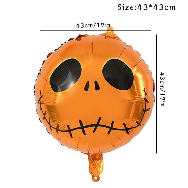 Decoraciones de Globos de calabaza y fantasma para Halloween, Globos de aluminio de araña, juguetes inflables, Globos de murciélago, suministros para fiestas de Halloween, juguetes para niños