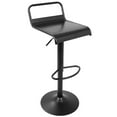 thumbnail image 2 of Emery Industrial Adjustable Barstool with Swivel in Black by LumiSource - Set of 2, 2 of 7