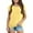 Yellow, variant on Teen Shirts For Girls Solid Girls Short Sleeve Tops Trendy Summer Toddler Girl Clothes Little Girls Clothes 13-14 Years Cute Girl Clothing