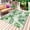 White Green, variant on Summer Botanical Outdoor Rug for Patio/Deck/Porch, Non-Slip Large Area Rug 5 x 7 Ft, Green Monstera Palm Leaves Wood Beige Indoor Outdoor Rugs Washable Area Rugs, Reversible Camping Rug Carpet Runner