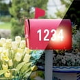thumbnail image 4 of pdqouc White Reflective Mailbox Numbers Stickers for Outside Address 0 9 Numbers for Houses Adhesive Number Stickers 2pcs 2in White Reflective Mailbox Numbers Stickers for Outside Address 0-9 Numbers, 4 of 9