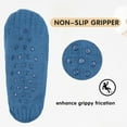 thumbnail image 4 of Unisex Fluffy Fuzzy Warm Slipper Socks for Men Women, Thick Fleece Lined Non-Slip Socks Indoor Floor, 4 of 6