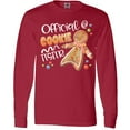 thumbnail image 3 of Inktastic Official Cookie Tester Cute Gingerbread Long Sleeve T-Shirt, 3 of 5