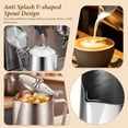 thumbnail image 5 of Austok Stainless Steel Measuring Cup With Lid for Milk and Latte Art 2 L Metal Water Pitcher with Handle Milk Frothing Jug for Hot Cold Beverages, 5 of 9