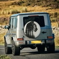 thumbnail image 3 of Fotbe Double Exposure Cat Forest Spare Tire Cover Thickening Universal Fit for Jeep, Trailer, RV, SUV, Truck, Tough Tire Wheel Soft Cover-16 inch, 3 of 8