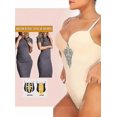 thumbnail image 4 of Women's Lace Bodysuit with Built-in Bra, Tummy Control, Butt Lift, V-Neck Shapewear Tank Top, 4 of 5