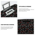thumbnail image 3 of Honeii Love Valentine's skull Elastic Luggage Cover, featuring double-sided printing, is the ideal companion for travel, business trips, and daily use(not included suitcase )-Small, 3 of 7