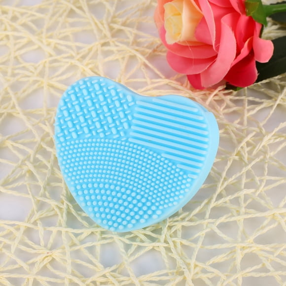 Herramienta de limpieza cosmética, limpiador de brochas de maquillaje, almohadilla de limpieza de silicona, cepillo de lavado, estropajo diseñado a medida