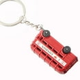 thumbnail image 3 of 3PCS/Set British Tourist Souvenir Keychain Telephone Booth Mail Box Double-decker Bus, 3 of 6