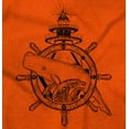 thumbnail image 2 of Nautical Whale Wheel Spiritual Animal Unisex Plus Fleece Graphic Sweatshirt Brisco Brands 2X, 2 of 5