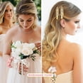 thumbnail image 3 of Accesorios para el cabello Aileam, seda satinada, dama de honor, boda, 12 unidades, 3 of 7