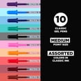 thumbnail image 2 of Sakura Gelly Roll Gel Pens - Medium Point Ink Pen for Journaling, Art, or Drawing - Assorted Colored Ink - 10 Pack, 2 of 9