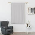 thumbnail image 3 of CUH White Blackout Roman Curtains for Kids Bedroom Thermal Insulated Curtains Rod Pocket Tie Up Shade Curtains 1-Panel for Small Windows Bathroom Kitchen (22 x 46 Inches Long), 3 of 7