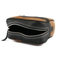 thumbnail image 3 of Leather Waist Belt Bag Travel Pouch Fanny Pack Tan 18BT25TN, 3 of 3