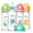 Multicolour, variant on YOHKOH 8.8 oz Glass Bottle,AirFree Vent,for Mixed/Breastfeeding,Blue,2pk