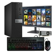 Dell Prebuilt Gaming Desktop w/22" LCD Monitor, Intel Core i5, 16GB, 1TB SSD, DVD, Black, 7050