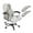 White-Marble, variant on HELLHERO Marble Print Office Chair Cover Set, Desk Chair Slipcover Universal Dustproof, Office Desk Chairs Cushion Cover Set and Arm Covers, White