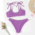 thumbnail image 2 of EIMELI Women‘S Bikini High Waisted Tummy Control Two Piece Swimsuit, 2 of 4