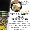 thumbnail image 5 of Yupanqui Green Peppercorns Organic, GOURMET FLAVOR for Italian Cooking, 2.1oz Glass Pepper Grinder, 5 of 14