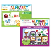 Creative Teaching Materials Alphabet Puzzle Bundle, Set of 2