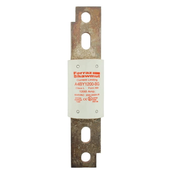 Ferraz Shawmut A4BY1200-BG Amp-Trap Fuse, Current Limiting, 1200A, 600V