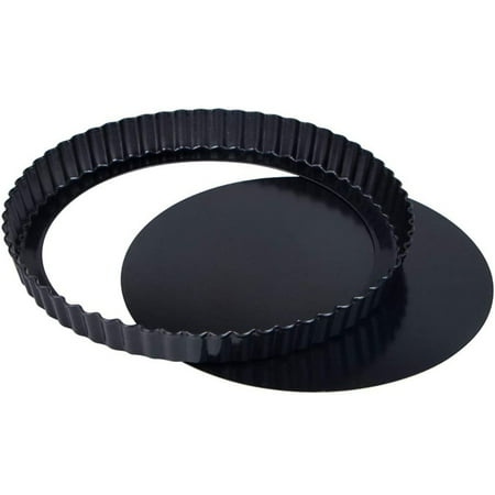 

Vivecomb 11 Inches Non-Stick Tart Pan with Removable Loose Bottom Tart Pie Pan Round Tart Quiche Pan