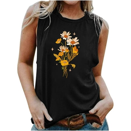 

Women s+Clothes Tank Tops for Women Loose Fit Women Y2k Graphic Casual Tank Top Sleeveless Shirts Crewneck Vintage Basic Tshirt Hot Pink Scrubs