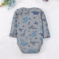 thumbnail image 4 of Long Sleeve Boys Bodysuits Adorable Print Rompers for Toddler Soft Everyday Wear Comfort Outfits, 4 of 4