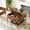 B, variant on 31.5" Farmhouse Lift Top Coffee Table – Adjustable Height Storage with 3 Shelves