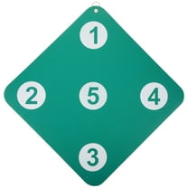 HONITANO Bad Weather Training Fencing Sport Equipment Dark Green 1Pcs 13.0x13.0x0.2in