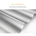 thumbnail image 5 of Baguette Bread Pan 15" x 13" Nonstick Perforated Baguette Tray French Bread Baking 4 Wave Loaf Bake Mold Toast Cooking Baker Molding Gutter Oven Toaster Dishwasher Safe Silver, 5 of 5