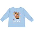 thumbnail image 3 of Inktastic Happy New Year Cute Ox Boys or Girls Long Sleeve Toddler T-Shirt, 3 of 5