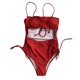 thumbnail image 2 of Gibobby Trajes de Baño Mujer Completos Bikini Set Women Swimwear Up Bathing OnePiece Traje de venda Empuje acolchado Swimswears Tankinis Set(Rojo,G), 2 of 5