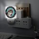 thumbnail image 5 of Husky Siberiano Luz nocturna LED con sensor de anochecer a amanecer para dormitorio, baño, pasillo, escaleras - Lámpara LED nocturna de enchufe, 0.5W - 1 pieza, 5 of 6