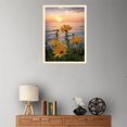 thumbnail image 1 of Cuadros Decorativos 5D DIY taladro redondo completo diamante pintura puesta de sol flores punto de cruz bordado DQrwqpou Nuevos Originales, 1 of 9