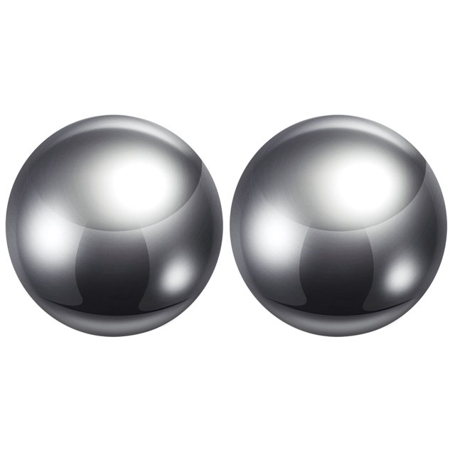 Unique Bargains Billes de Roulement en Acier au Carbone 45 mm Polies avec Précision, Lot de 2