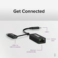 thumbnail image 6 of Plugable 2.5G USB C and USB to Ethernet Adapter, 2-in-1 Adapter Compatible with USB-C Thunderbolt 3 or USB 3.0, USB-C to RJ45 2.5 Gigabit LAN Ethernet, Compatible with Mac and Windows, 6 of 8