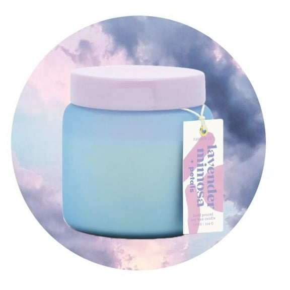 Paddywax Lolli 13 oz Candle - Lavender Mimosa Petals