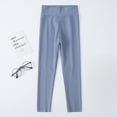thumbnail image 2 of Girls Athletic Leggings Kids Dance Running Yoga Pants Workout Dance Tights 6-7 Years,Blue Caqnni, 2 of 7
