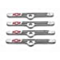 thumbnail image 3 of Proform Parts Valve Cover Hold Down Tab Set 141-903 5/16 Inch Hole; Chrome; Steel; Chevy Bowtie Logo; Set Of 4, 3 of 3