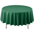 thumbnail image 4 of Party Dimension Tablecloth Plastic Disposable Hunter Green Round Tablecover for Weddings, Banquets, Parties 84'' X 84'' ( 4 Count ), 4 of 4